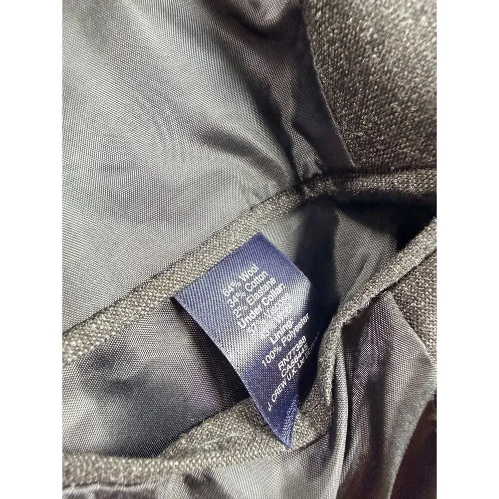 J Crew Thompson Sport Coat Blazer Wool Mens 42R Slim Fit Gray Suit Jacket Casual
